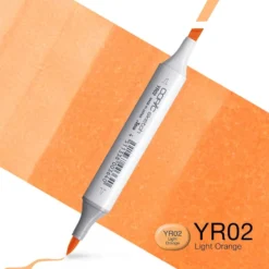 Copic Marker Sketch – YR02 Light Orange