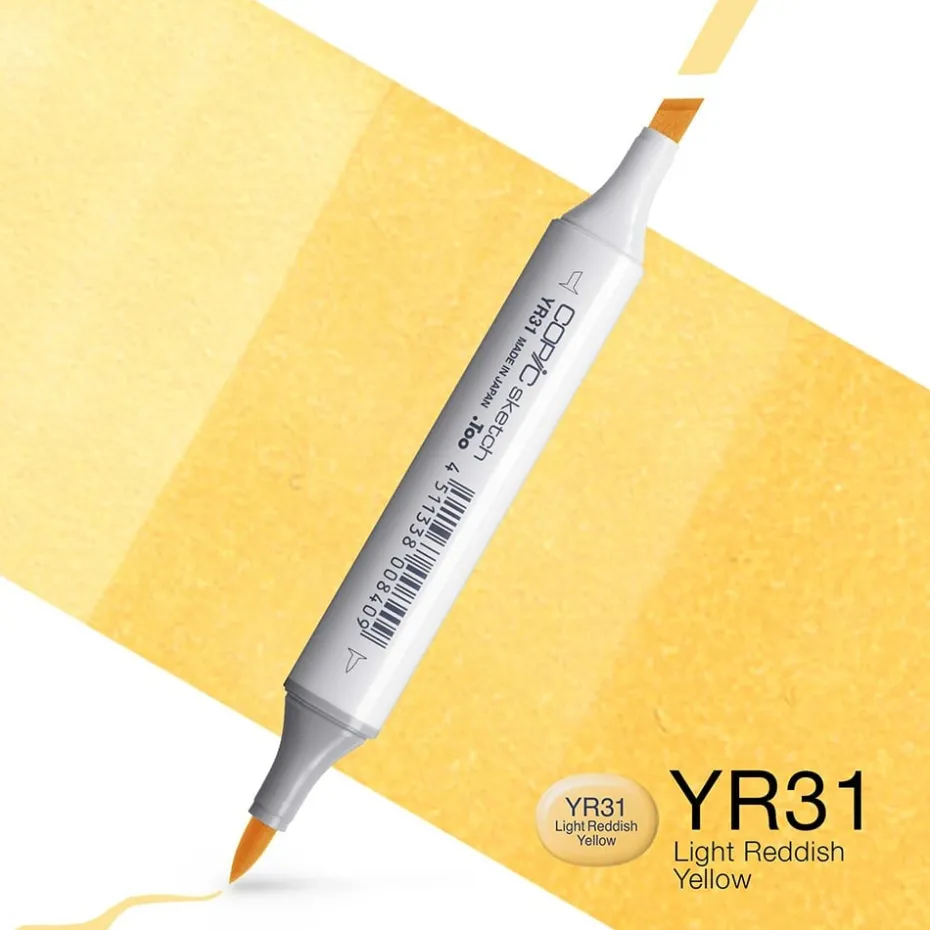 Copic Marker Sketch – YR31 Light Reddish Yellow
