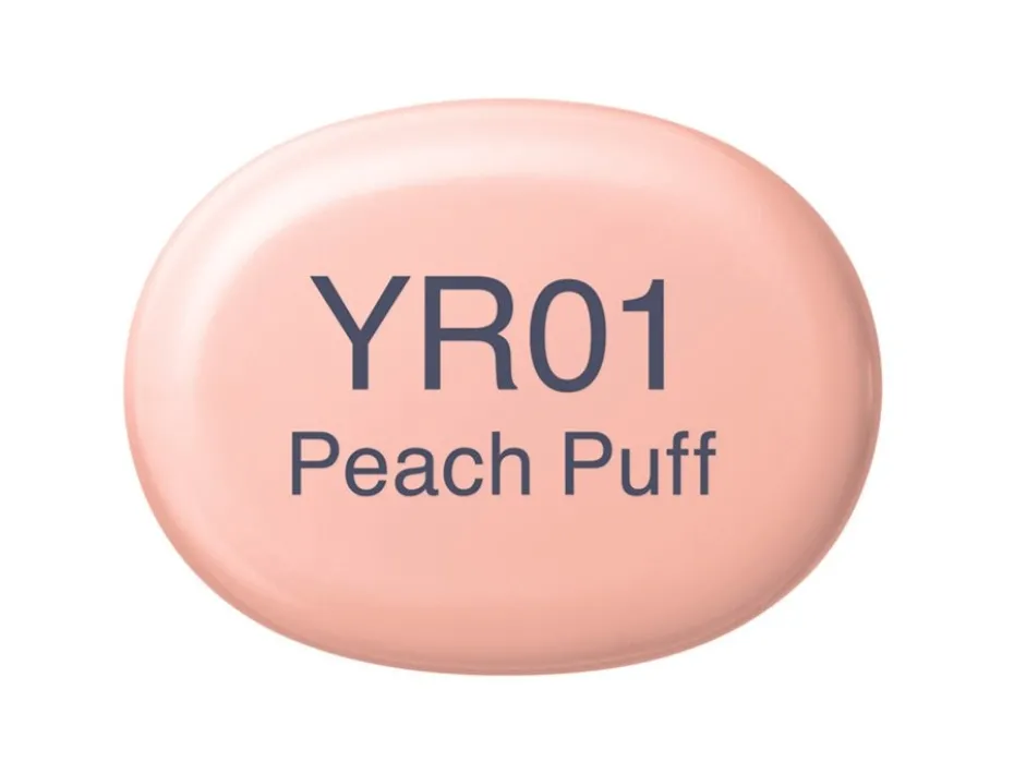 Copic Marker Sketch – YR01 Peach Puff