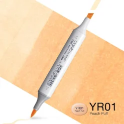 Copic Marker Sketch – YR01 Peach Puff