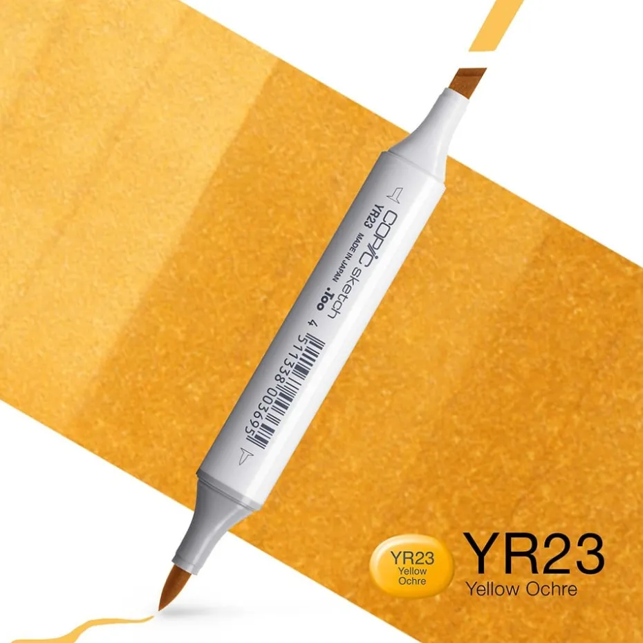 Copic Marker Sketch – YR23 Yellow Ochre