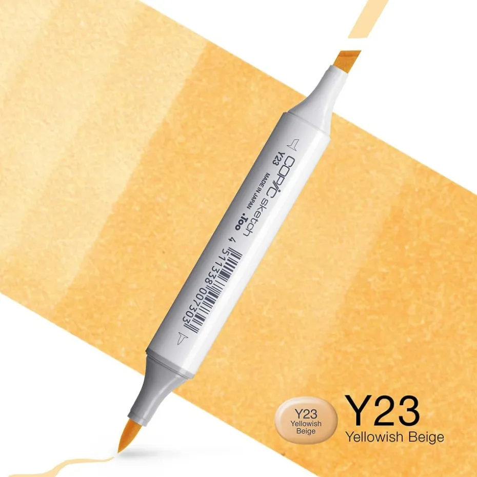 Copic Marker Sketch – Y23 Yellowish Beige
