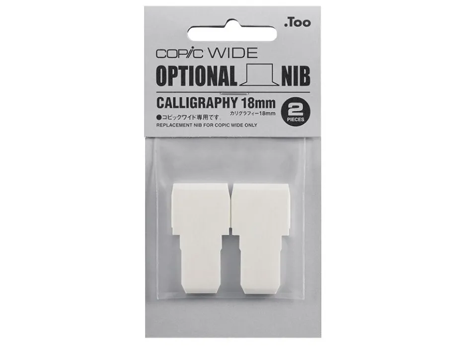 Copic Marker Wide – Nibs Calligraphy 18mm – 2 stk