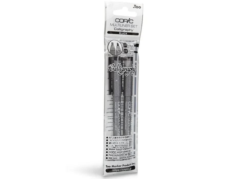 Copic Multiliner Calligraphy Set – 2 stk