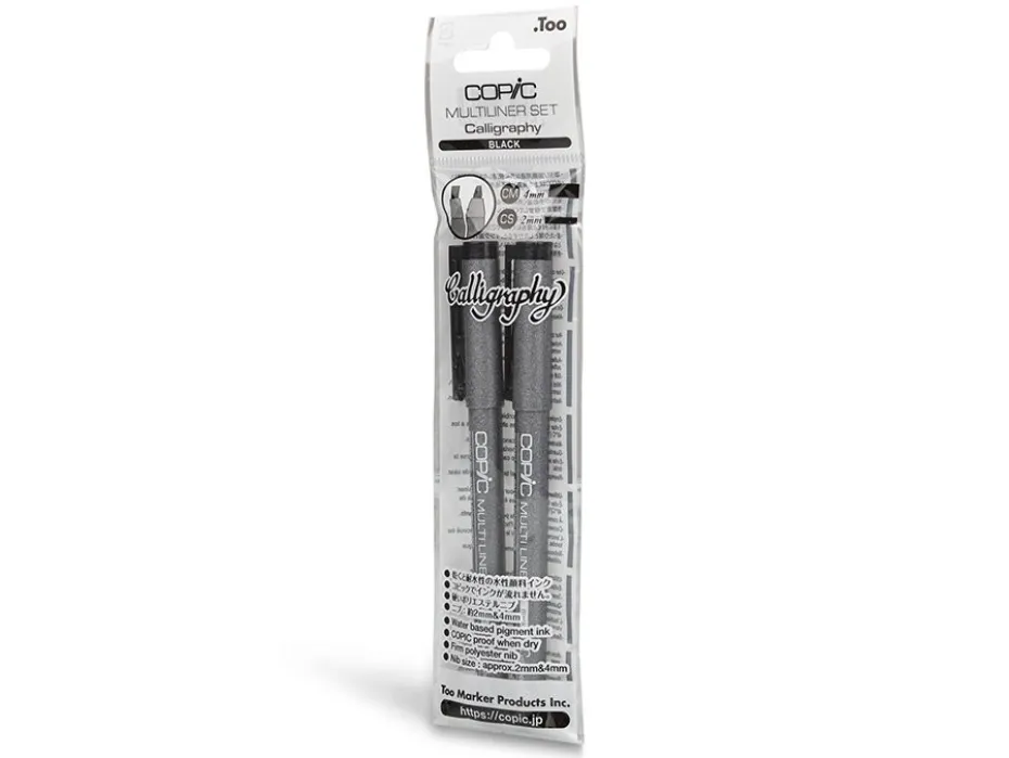 Copic Multiliner Calligraphy Set – 2 stk