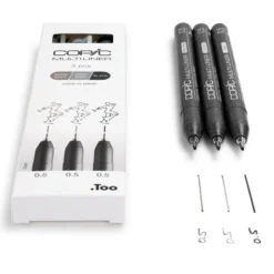 Copic Multiliner Sett – Coloured 4stk Warm+Cool Grey