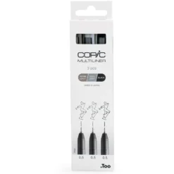 Copic Multiliner Sett – Coloured 4stk Warm+Cool Grey