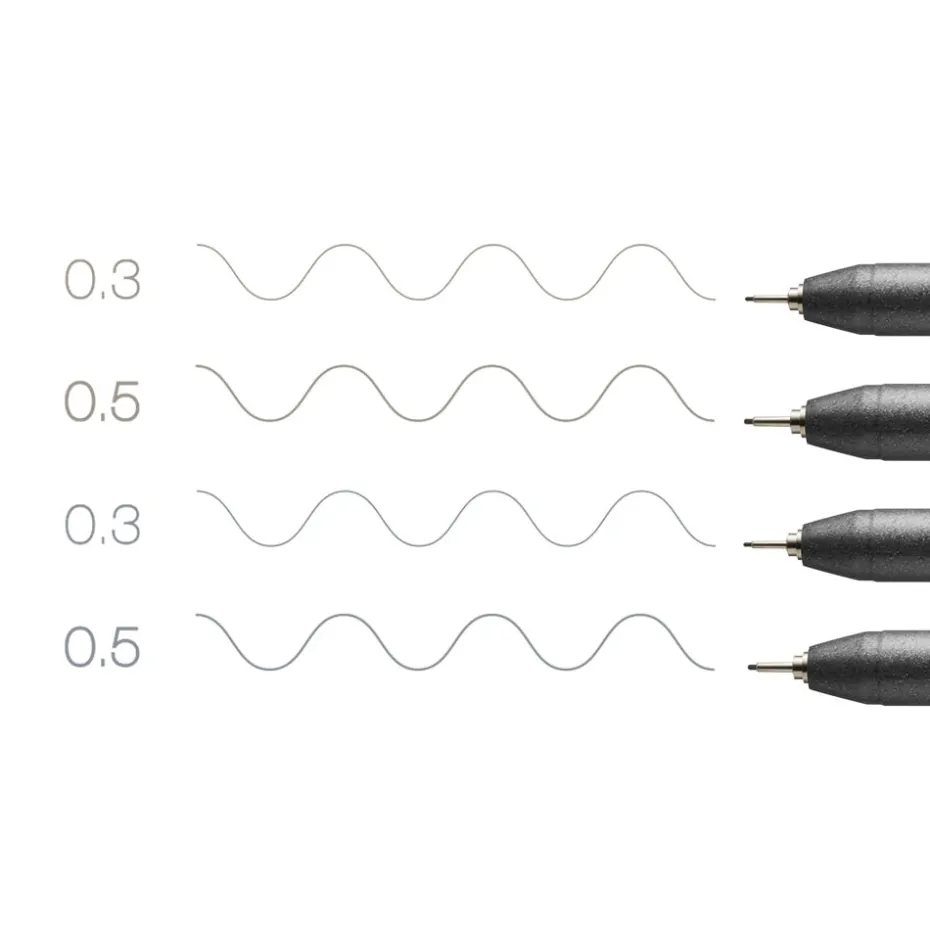 Copic Multiliner Sett 4stk – Grey