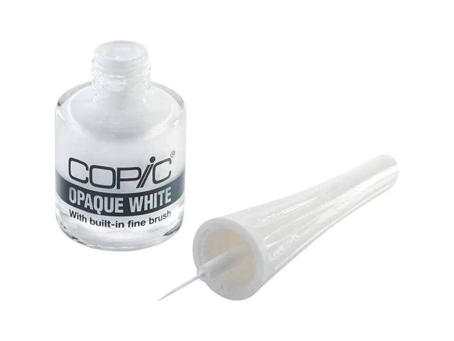Copic Opaque White 6ml – Med penseltupp