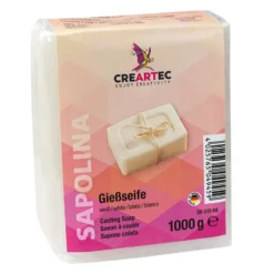 CREARTEC Såpemasse 1kg – Hvit
