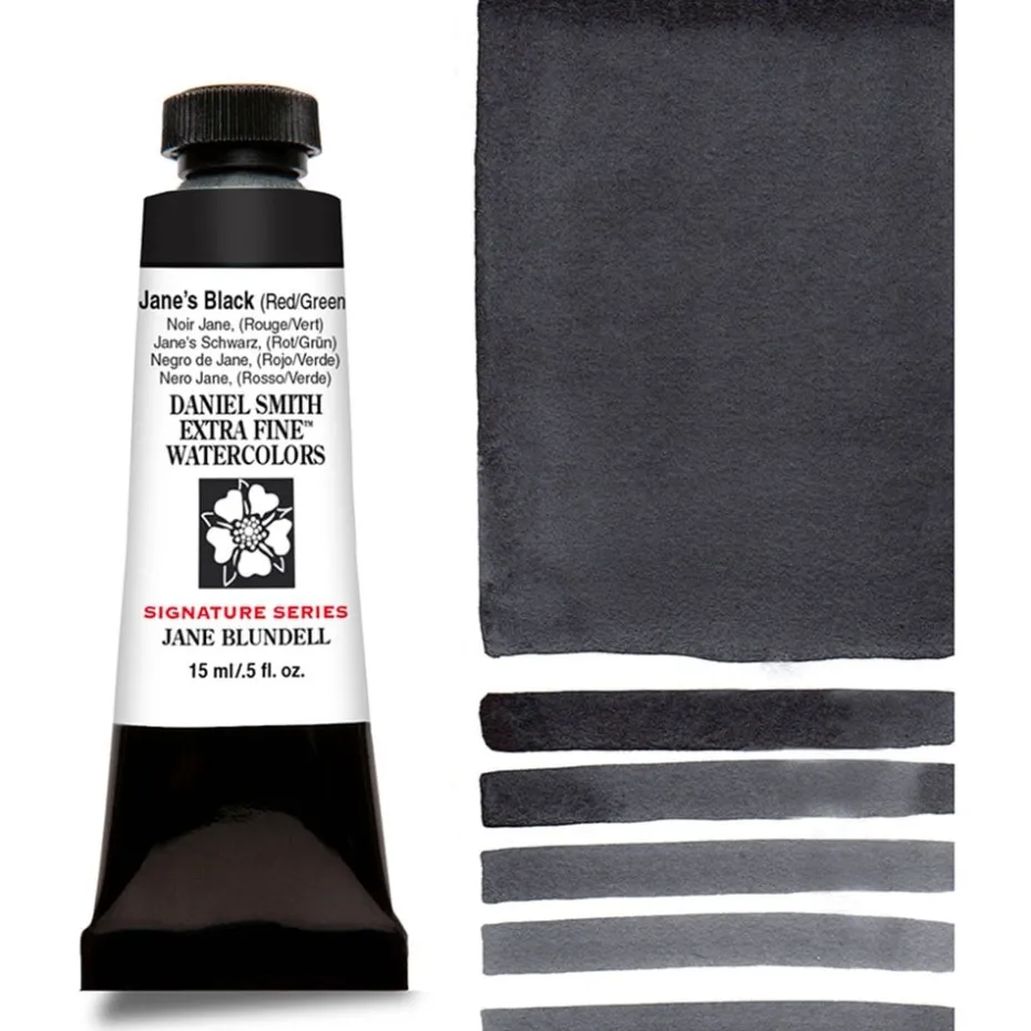 Daniel Smith – Akvarell 15ml 249 Black (Red/Green)