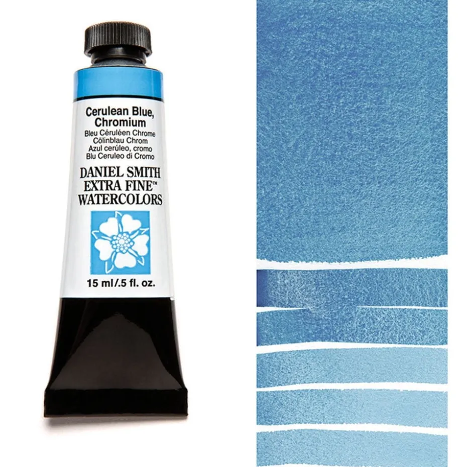 Daniel Smith – Akvarell 15ml 21 Cerulean Blue Chromium