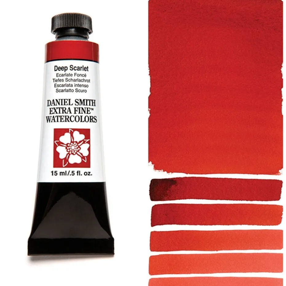 Daniel Smith – Akvarell 15ml 33 Deep Scarlet