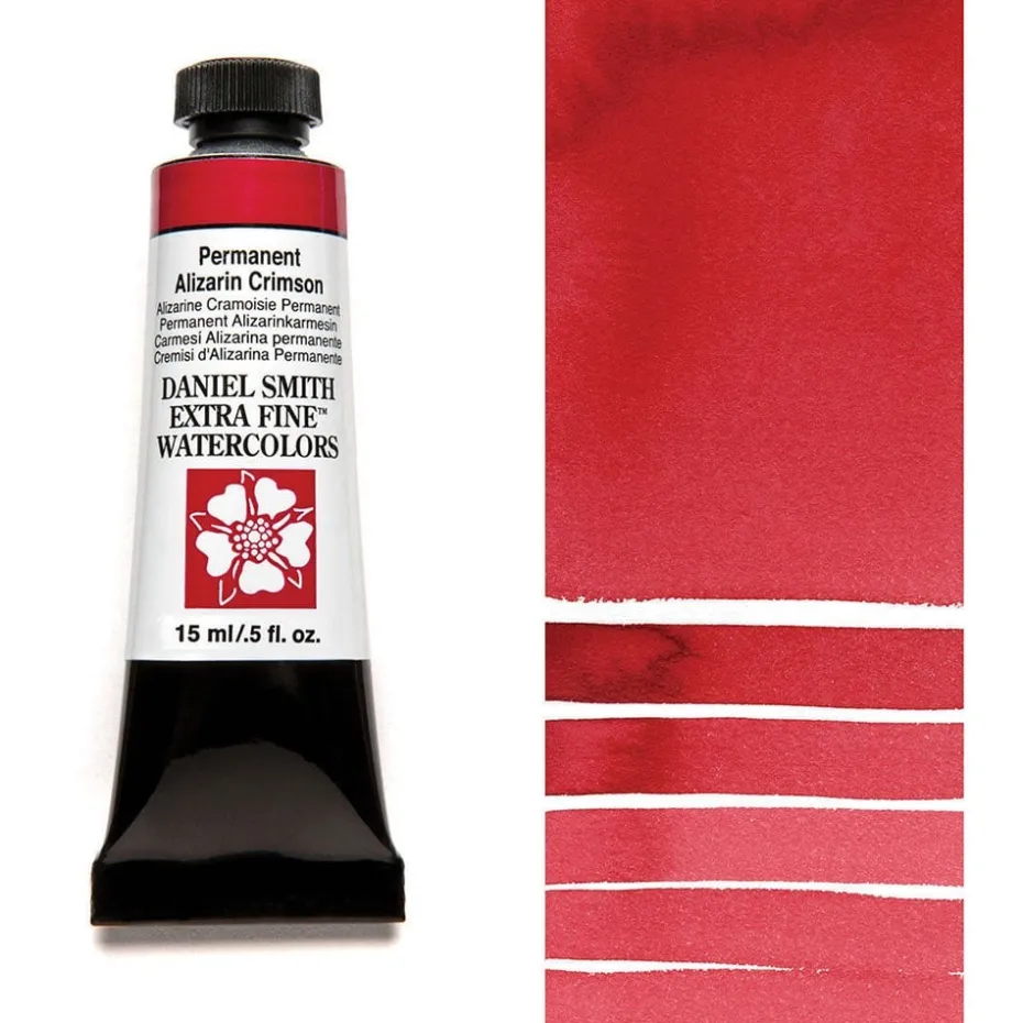 Daniel Smith – Akvarell 15ml 185 Permanent Alizarin Crimson