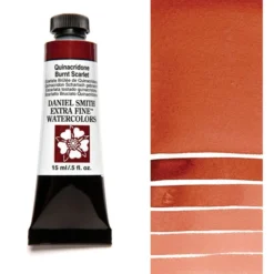 Daniel Smith – Akvarell 15ml 87 Quinacridone Burnt Scarlet