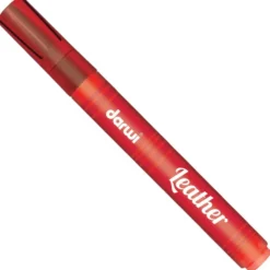 Darwi Leather Lærtusj – 2mm – 490 Vermillion