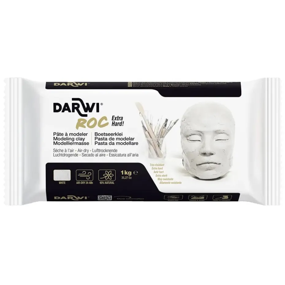 Darwi ROC Lufttørkende leire – 1kg