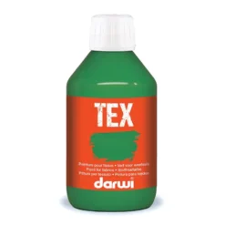 Darwi Textile Tekstilmaling 250ml – Mørk Grønn