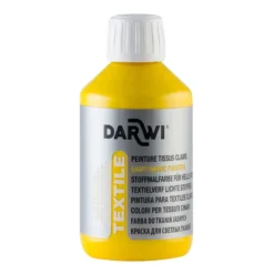 Darwi Textile Tekstilmaling 250ml – Gullgul