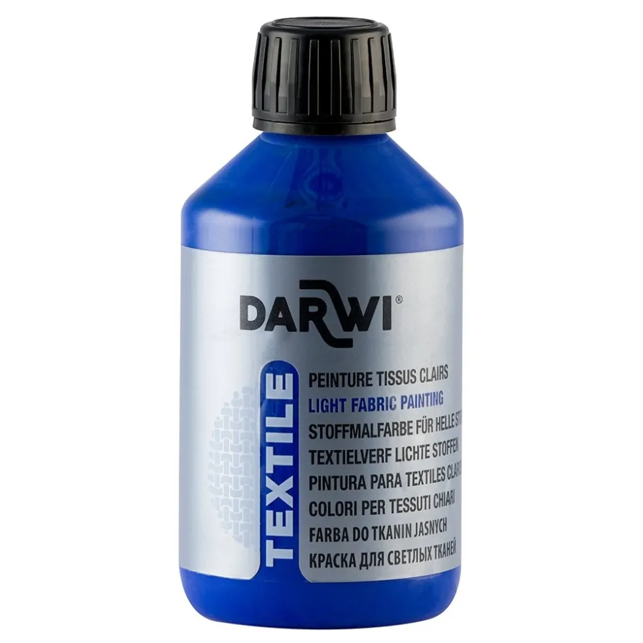 Darwi Textile Tekstilmaling 250ml – Ultramarine