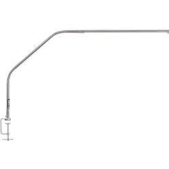 Daylight Slimline 4 Bordlampe – Brushed Steel