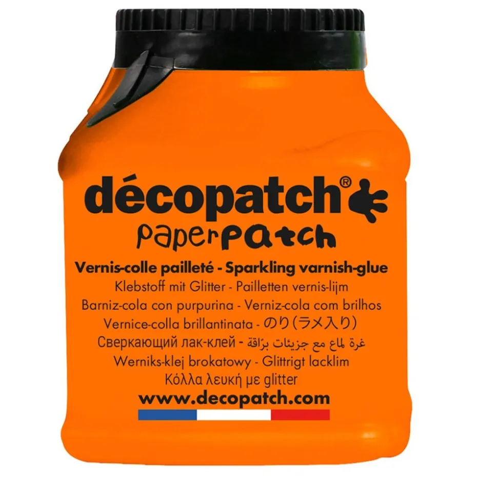 Decopatch Decoupagelakk 180ml – Glitter