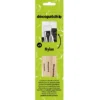 Decopatch Decoupagepensel Sett – Nylon flate – 3stk