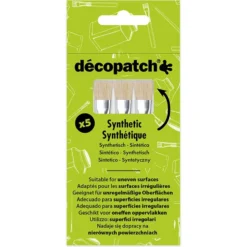 Decopatch Decoupagepensel Sett – Flate – 5stk