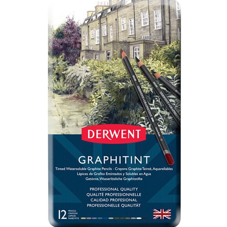Derwent Graphitint Blyant Sett 12stk