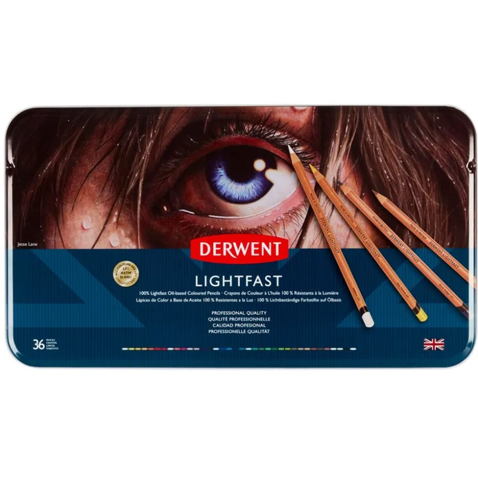 Derwent Lightfast Fargeblyant Sett 36stk