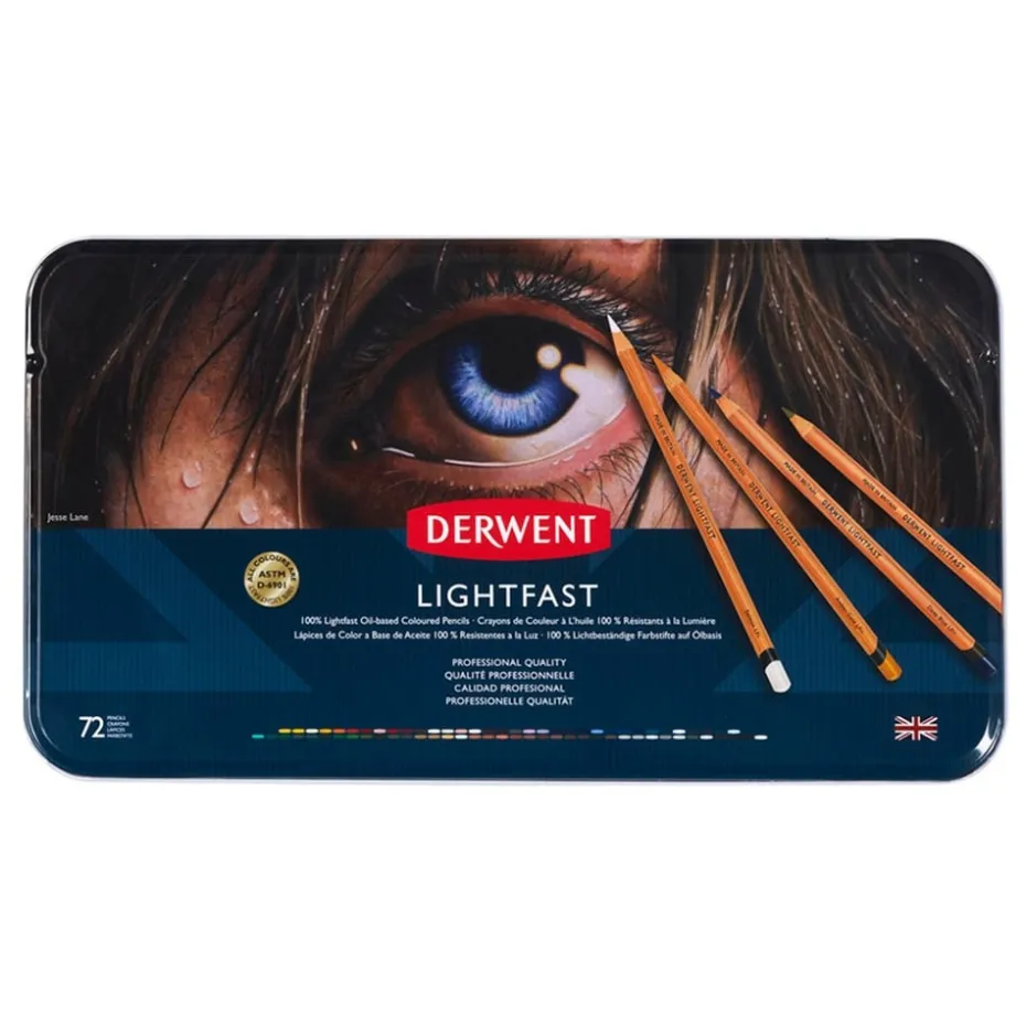 Derwent Lightfast Fargeblyant Sett 72stk