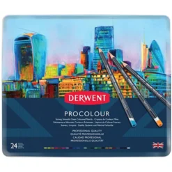 Derwent Procolour Blyant Sett 24stk
