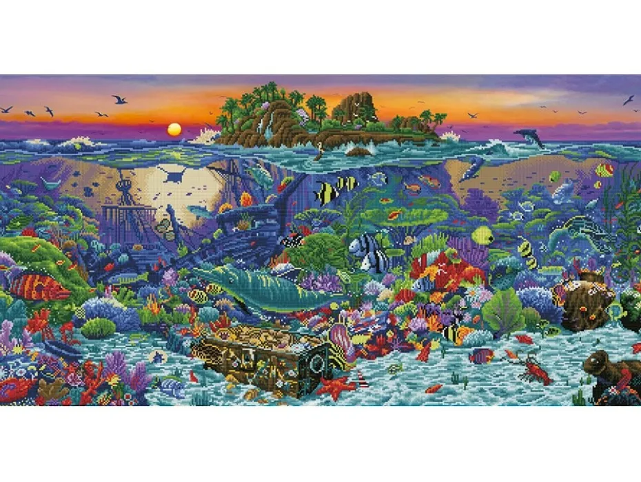 Diamond Dotz DD18 – Coral Reef Island