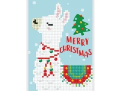 Diamond Dotz DDG Kort – Merry christmas llama