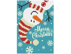 Diamond Dotz DDG Kort – Merry christmas snowman