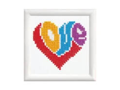 Diamond Dotz DD1 m/ramme – LOVE