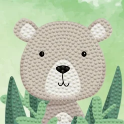 Diamond Dotz DD1 m/ramme – Woodland bear