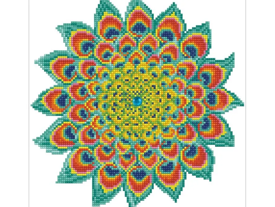 Diamond Dotz DD5 – Peacock Mandala