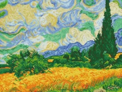 Diamond Dotz DD9 – Wheat Fields (Van Gogh)