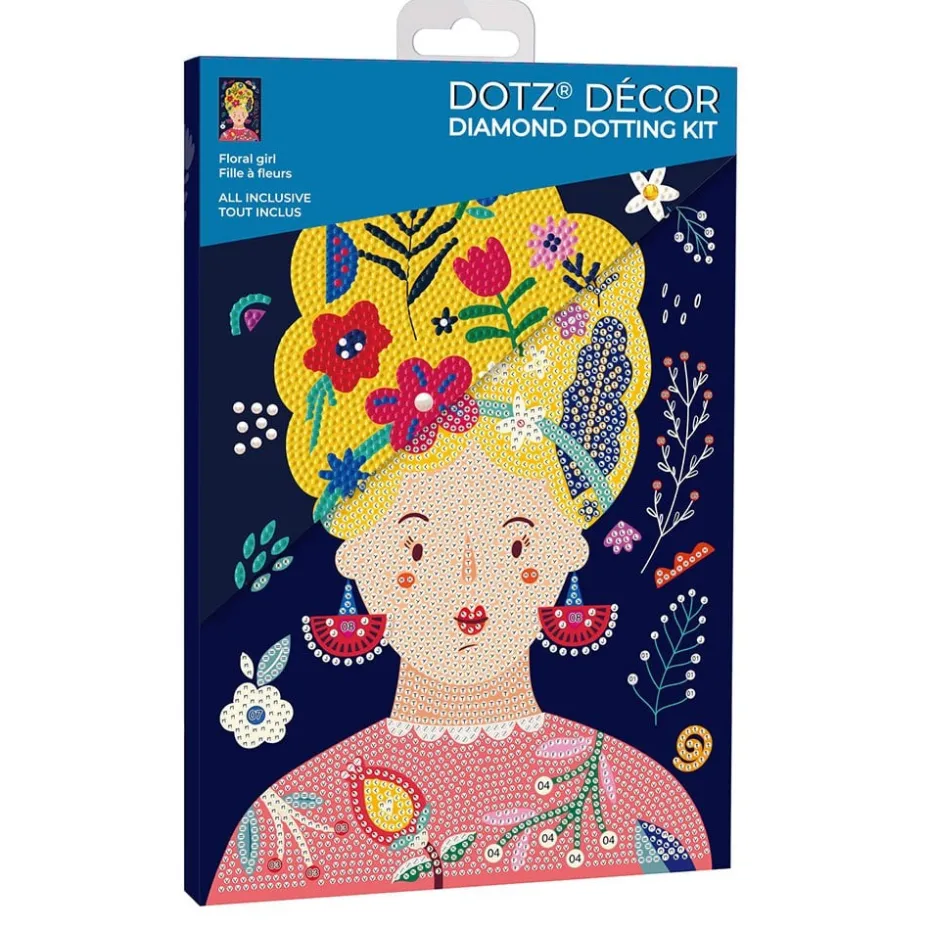 Diamond Dotz DotzBox Decor – Floral Girl