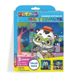 Diamond Dotz Dotzies – Dotz by number – Panda Time!