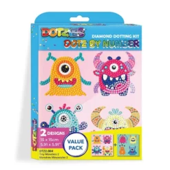 Diamond Dotz Dotzies – Dotz by number – Tiny Monsters 2