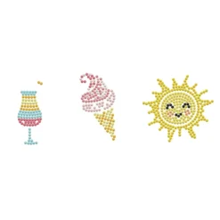 Diamond Dotz Dotzies – Klistremerke – Sunshine