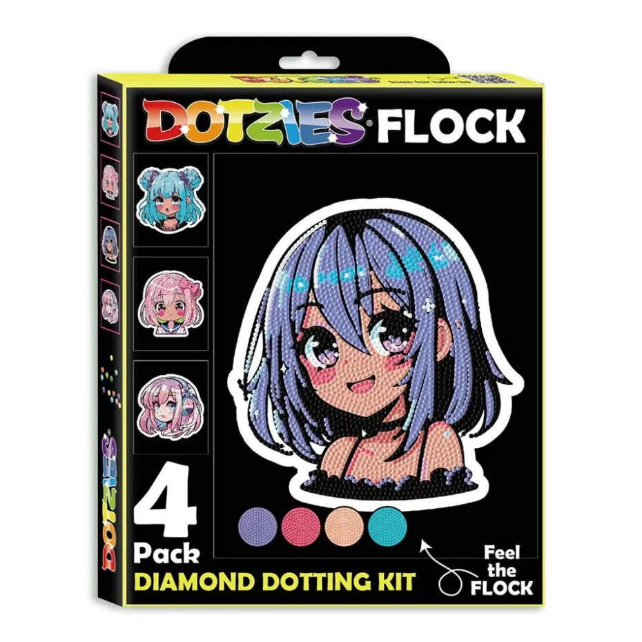 Diamond Dotz Dotzies Neon Flock – Anime Girls