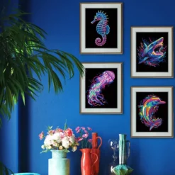 Diamond Dotz Dotzies Neon Flock – Sea Life