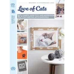 Diamond Dotz – Inspirasjonshefte – Love of Cats