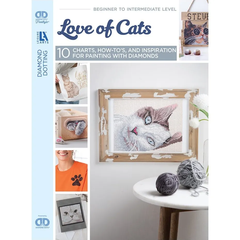 Diamond Dotz – Inspirasjonshefte – Love of Cats