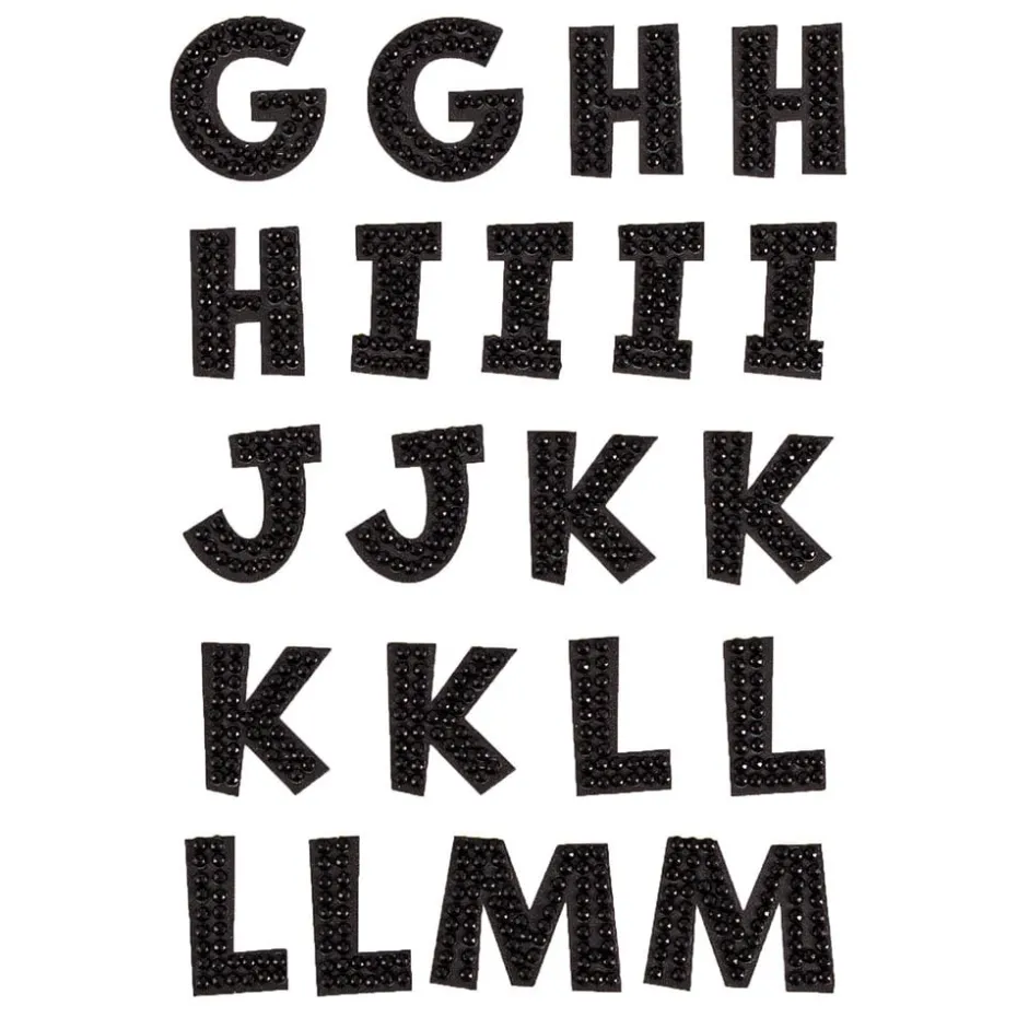 Diamond Dotz Iron-on ‘n’ Dot – Capital Alphabet Bold