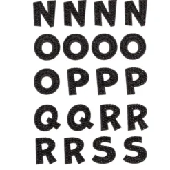 Diamond Dotz Iron-on ‘n’ Dot – Capital Alphabet Bold
