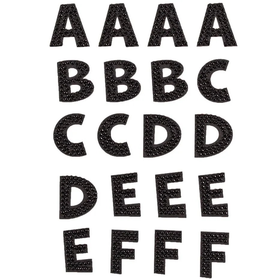 Diamond Dotz Iron-on ‘n’ Dot – Capital Alphabet Bold